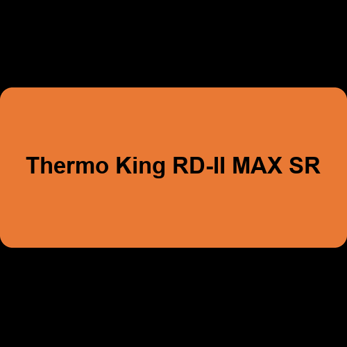 Thermo King RD-II MAX SR